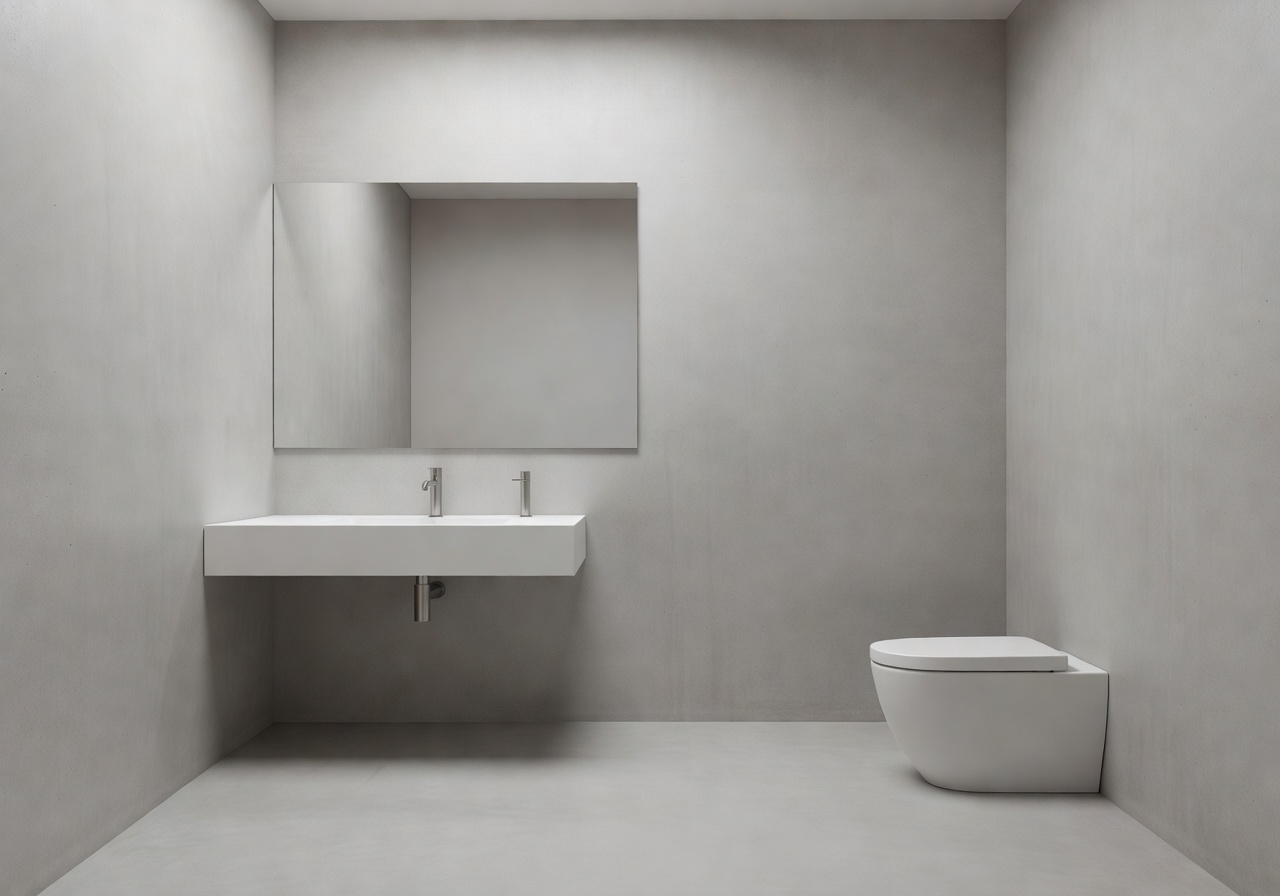 Minimalist bathroom architecture